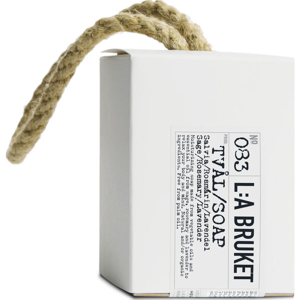 L:A Bruket No 083 Rope Soap | Sage/Rosemary/Lavender- 10980