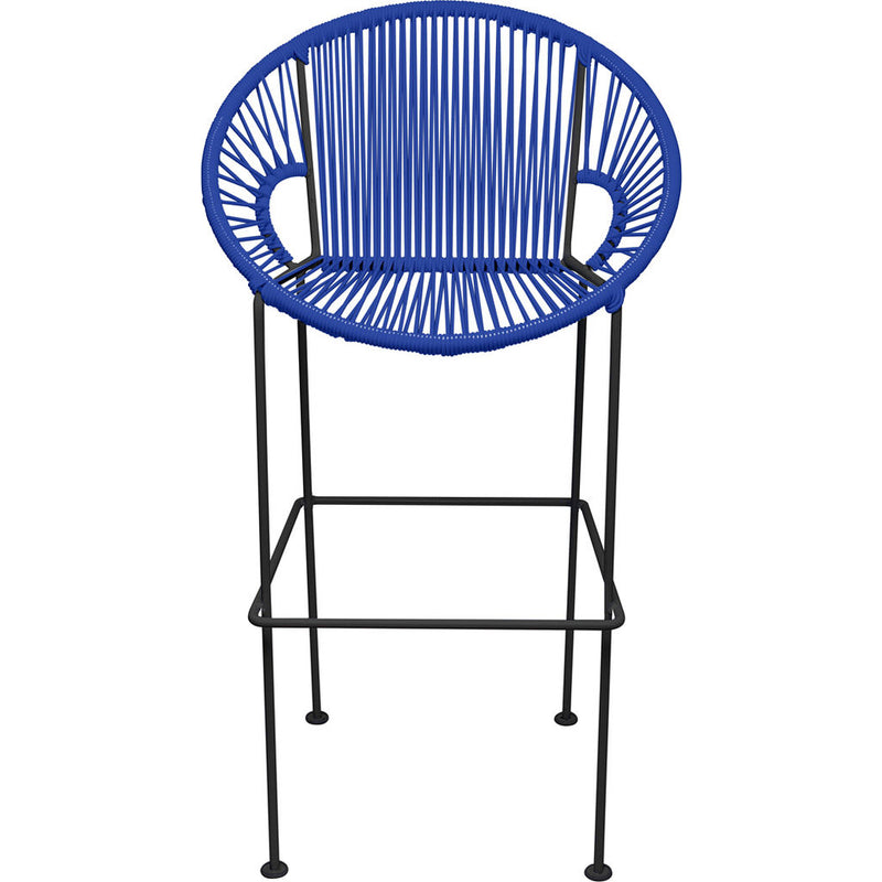 Innit Designs Puerto Bar Stool | Black/Deep Blue-10b.01.28