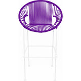 Innit Designs Puerto Bar Stool | White/Purple-10b.02.07