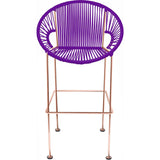 Innit Designs Puerto Bar Stool | Copper/Purple-10b.04.07