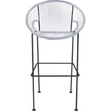 Innit Designs Puerto Counter Stool | Black/Clear-10c.01.15