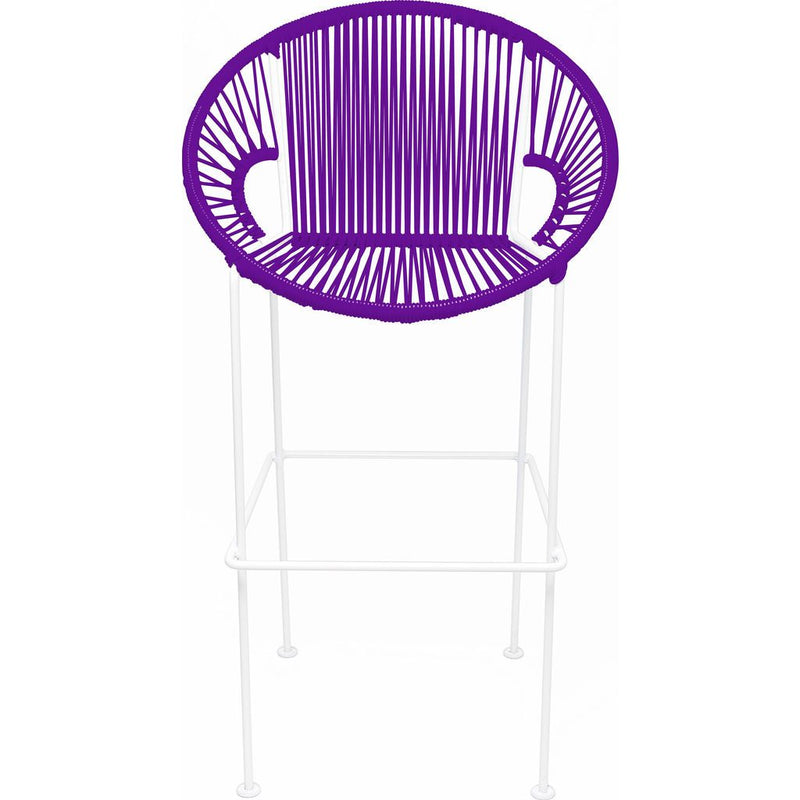 Innit Designs Puerto Counter Stool | White/Purple-10c.02.07