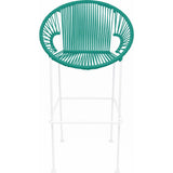 Innit Designs Puerto Counter Stool | White/Turquoise-10c.02.09