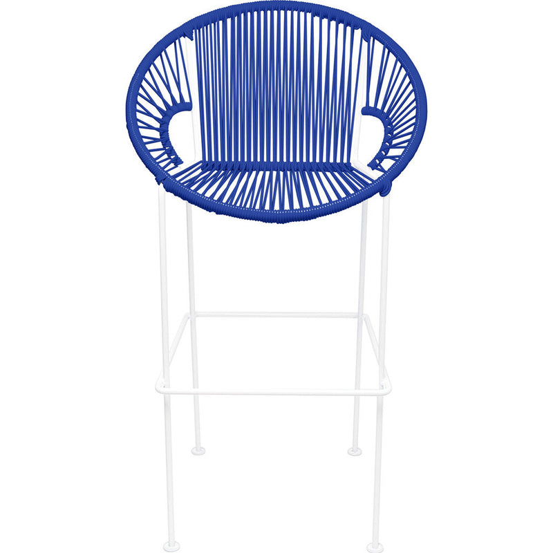 Innit Designs Puerto Counter Stool | White/Deep Blue-10c.02.28