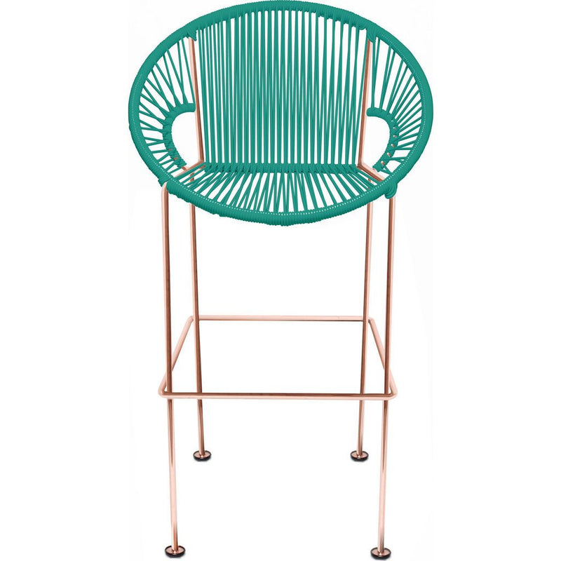 Innit Designs Puerto Counter Stool | Copper/Turquoise-10c.04.09