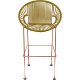 Innit Designs Puerto Counter Stool | Copper/Gold-10c.04.14