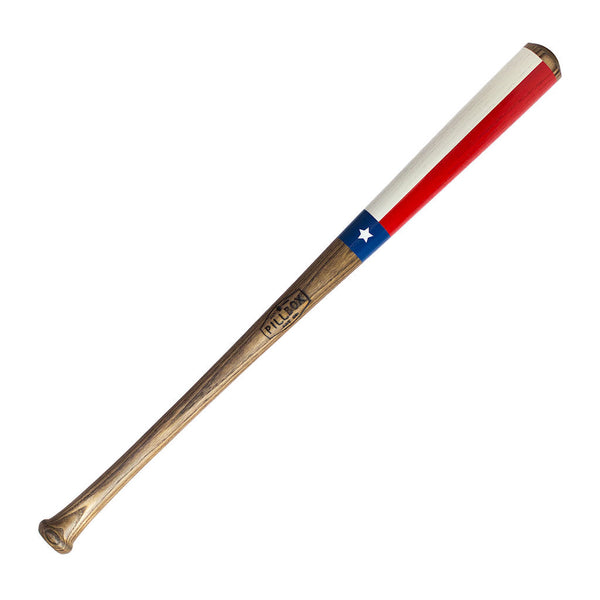 Pillbox Classic Paint Baseball Bats | Texas - Flag