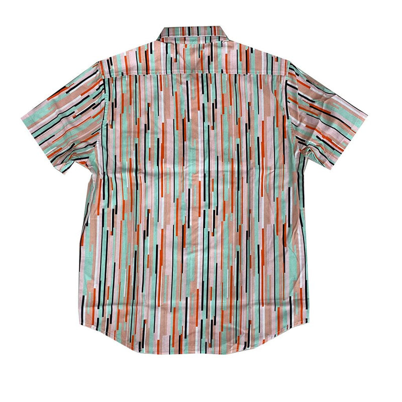 Bermies African Stripes Rayon Shirt | Multicolor