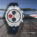 Maurice Lacroix Aikon Chronograph Mahindra Racing | Silver/Blue