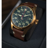 AVI-8 Watch Hawker Hurricane Clowes Chronograph Limited Edition | Leather Strap