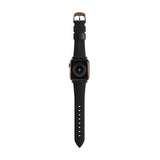 Nomad Modern Slim Watch Strap 40mm / 38mm | Black/Gold Hardware