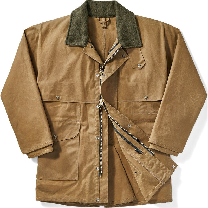 Filson Tin Cloth Packer Coat - Extra Long | Dark Tan M Long 11010002