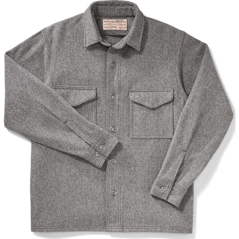 Filson Extra Long Jac-Shirt | Gray M Long 1st Standard 11010234Gray