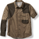 Filson Frontloading Right-Handed Shooting Shirt | Dark Tan/Dark Olive Small Standard 11010525DkTnDkOliv