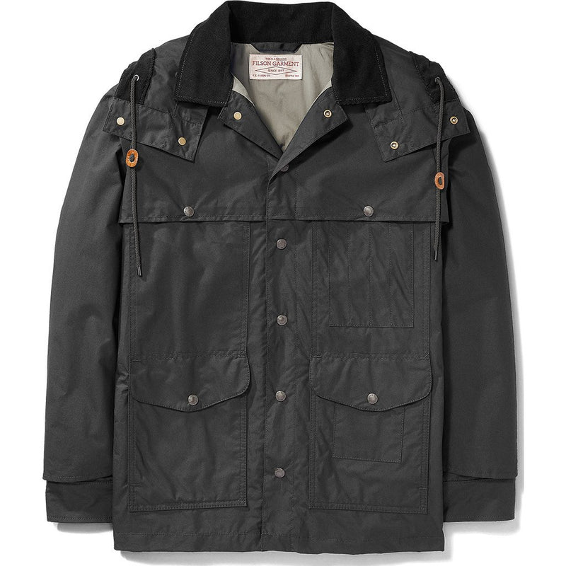 Filson Lt Wt Dry Cloth Cruiser Jacket | Black XL 11010713
