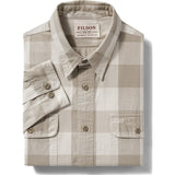 Filson Lightweight Kitsap Work Shirt | Tan/Khaki Checkered L 11010742