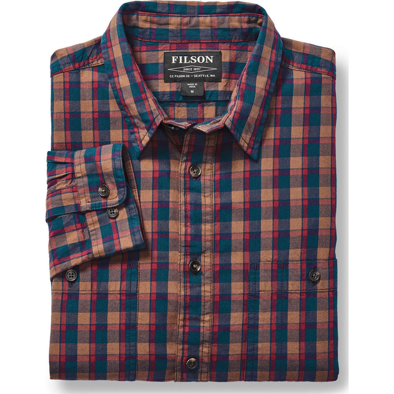 Filson Wildwood Shirt | Brown/Red/Blue- 11010760BrnRdBlu--M