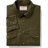 Filson Filson's Feather Cloth Shirt | Marsh Olive L 11010761