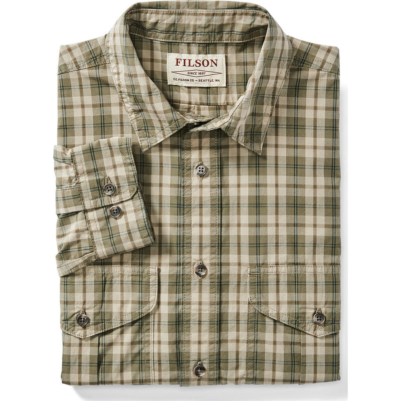 Filson Filson's Feather Cloth Shirt | Olive Khaki- 11010761OlvKhki--S