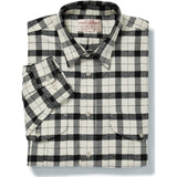 Filson Alaskan Guide Alaska Fit Shirt | Cream Black S 1st Plaid 11012006CreamBlack