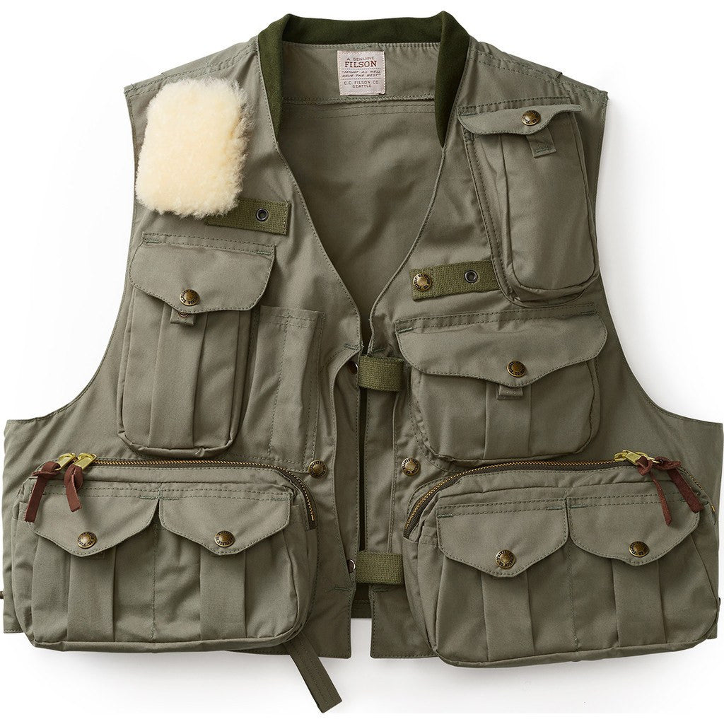 Filson Fly Fishing Guide Vest Green 11016000 – Sportique
