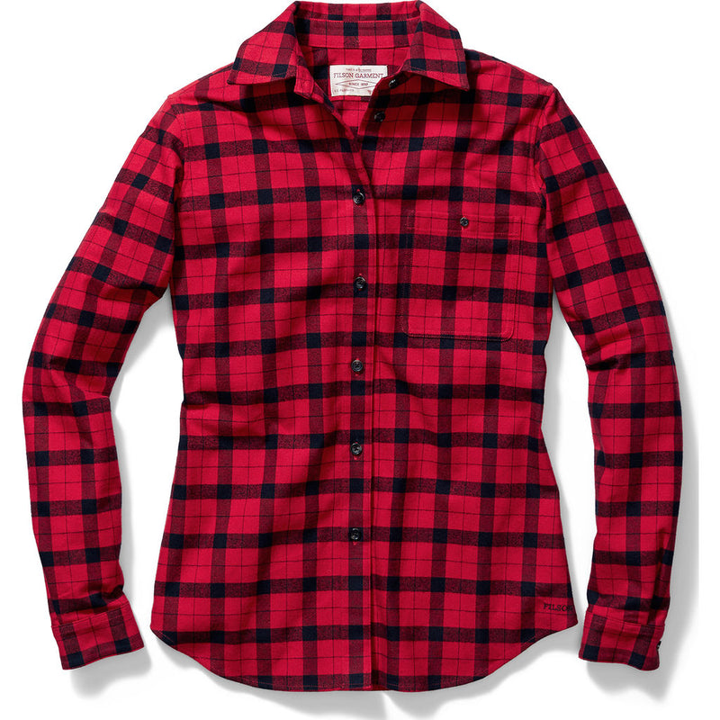 Filson Women's Alaskan Guide Shirt XS | Red Black 11020160