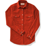 Filson Women's Wind-Resistant Shirt | Moleskin S -Burnt Orange