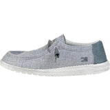 Hey Dude Wally Woven  Shoes | Grey White