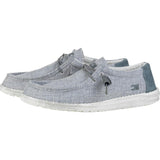 Hey Dude Wally Woven  Shoes | Grey White