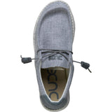 Hey Dude Wally Woven  Shoes | Grey White