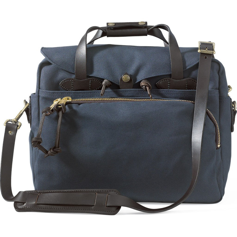Filson Rugged Twill Padded Computer Bag Navy 11070258 – Sportique