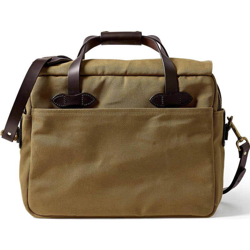 Filson Rugged Twill Padded Computer Bag Dark Tan 11070258 – Sportique