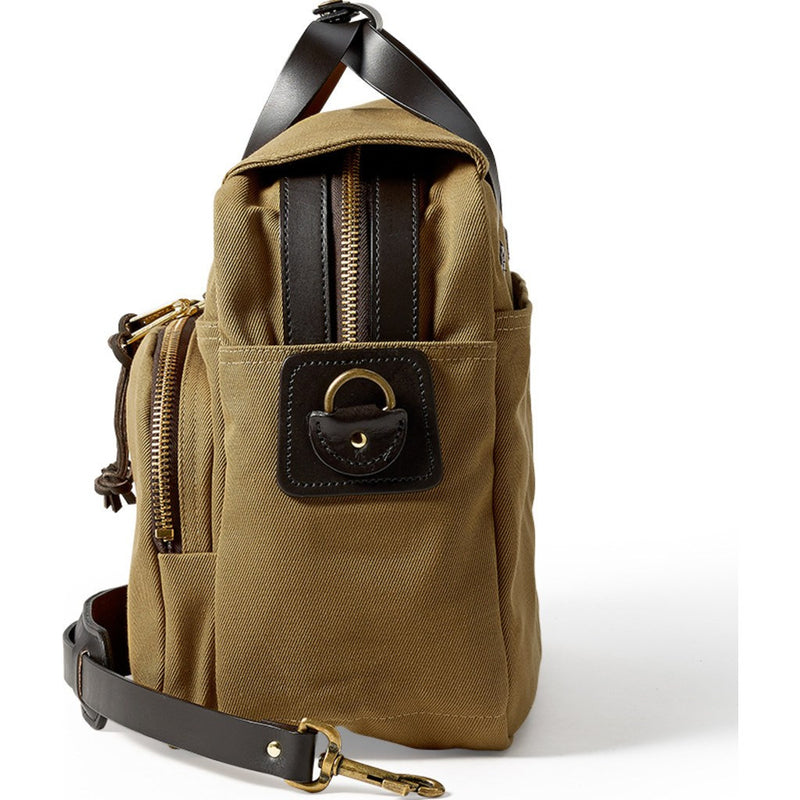 Filson Rugged Twill Padded Computer Bag Dark Tan 11070258 – Sportique