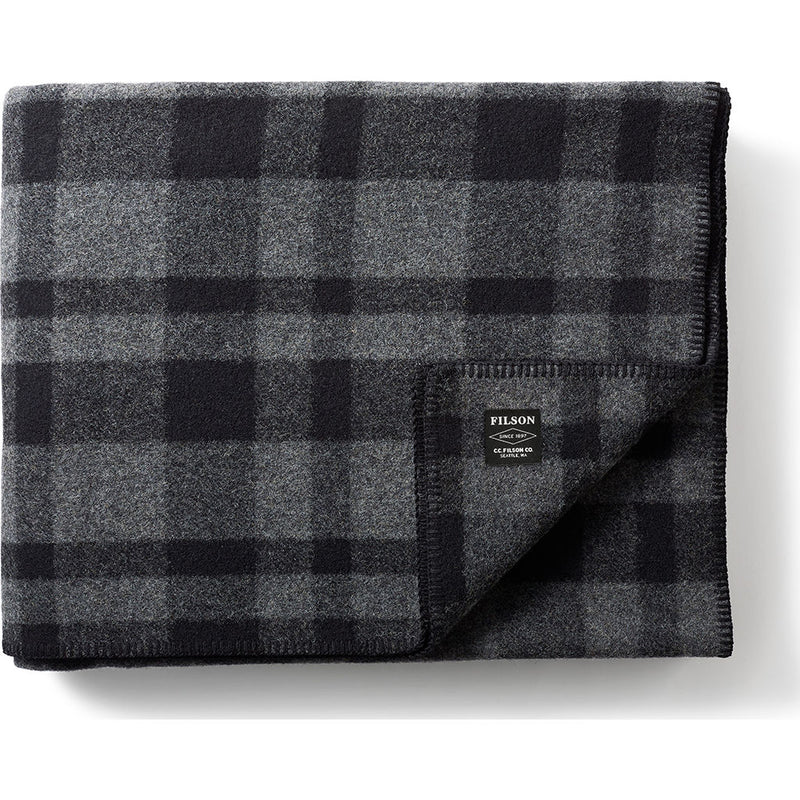 Filson Mackinaw Blanket | Gray Black