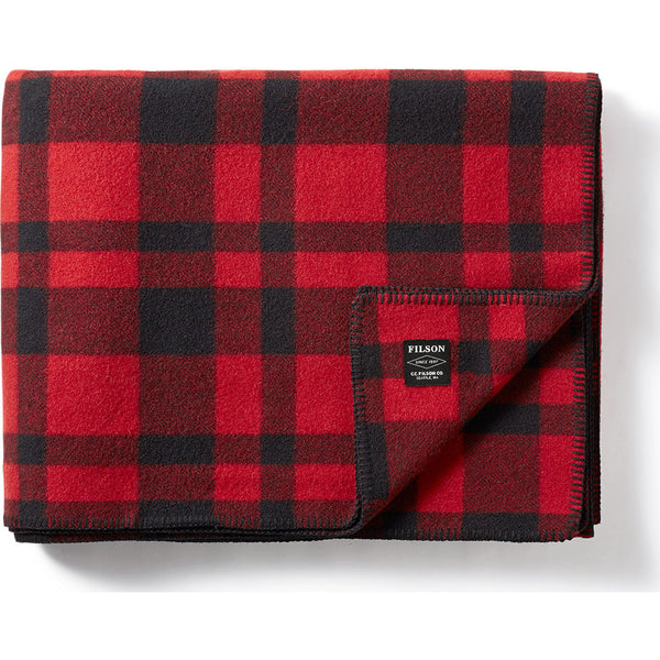 Filson Mackinaw Blanket | Red Black