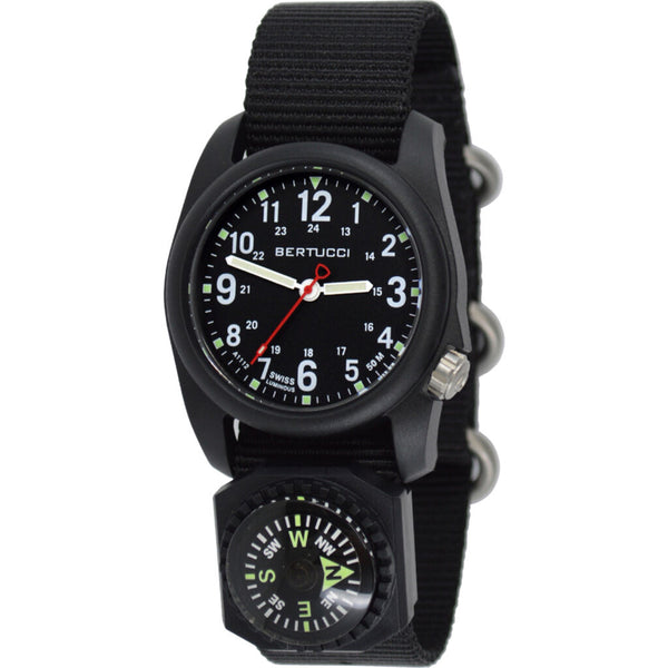 Bertucci DX3 Compass Watch |  Black Nylon 11102