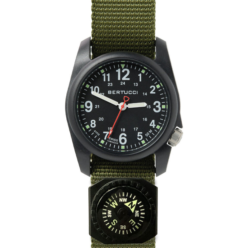 Bertucci DX3 Compass Watch | Black Forest Nylon 11103
