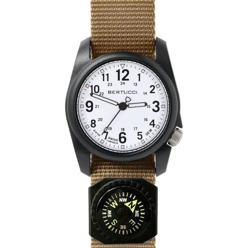 Bertucci DX3 Compass Watch | White Coyote Nylon 11104