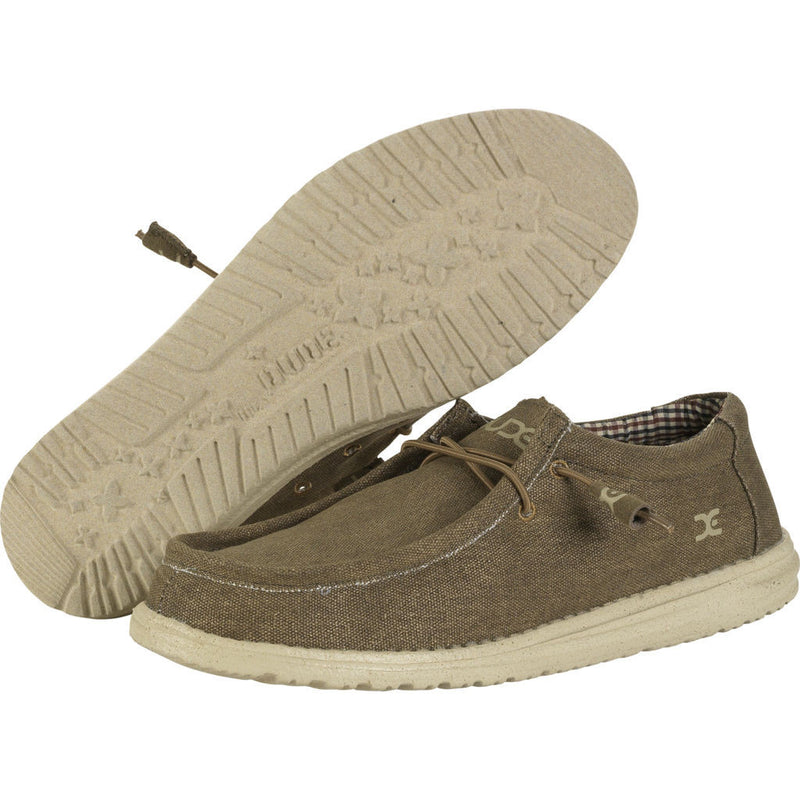 Hey Dude Wally Canvas Shoes | Nut