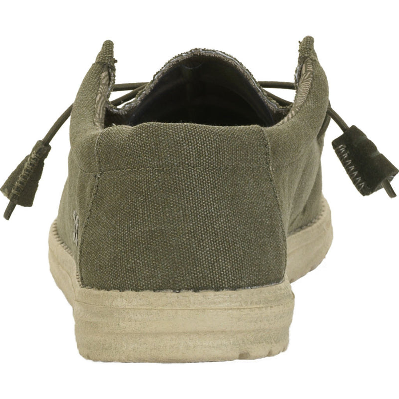 Hey Dude Wally L Canvas Shoes | Army