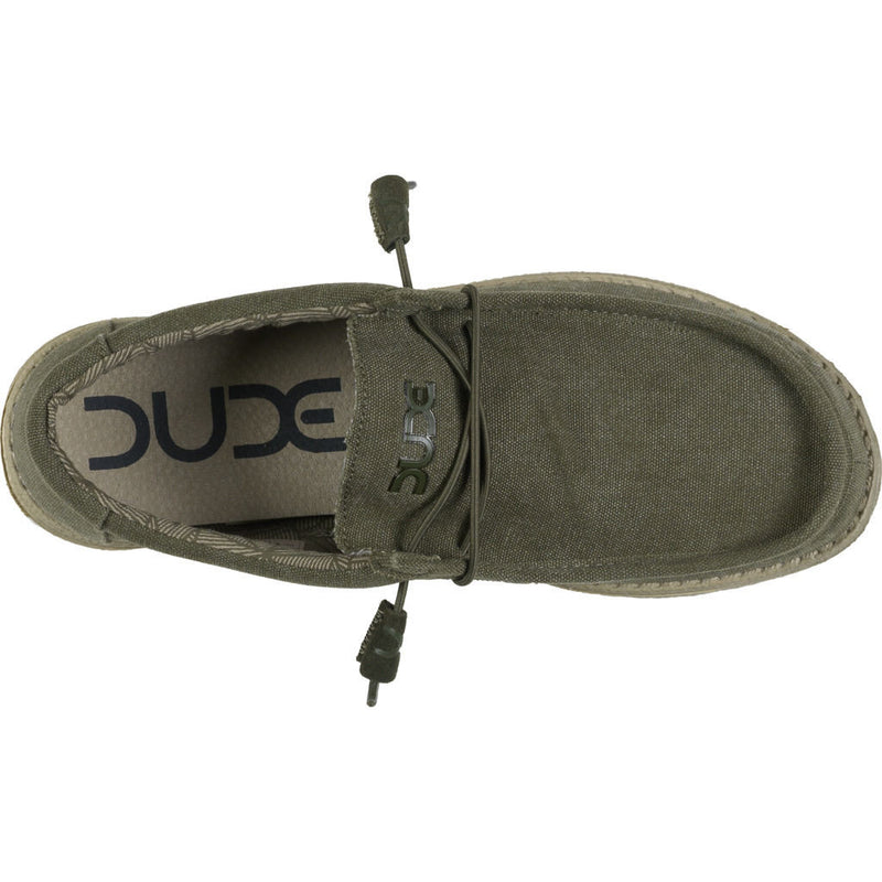 Hey Dude Wally L Canvas Shoes | Army