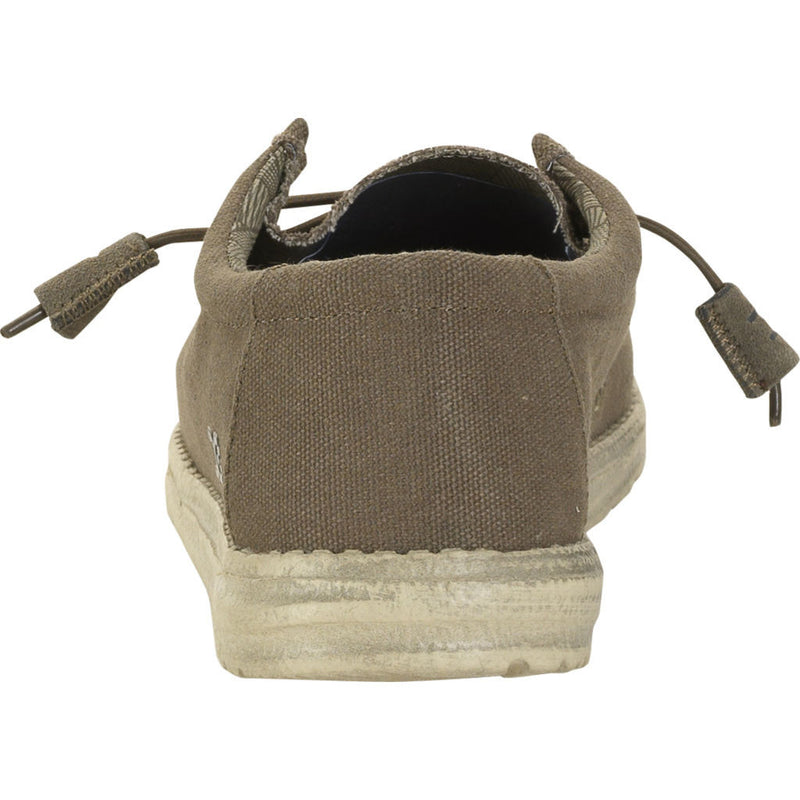 Hey Dude Wally L Canvas Shoes | Olive