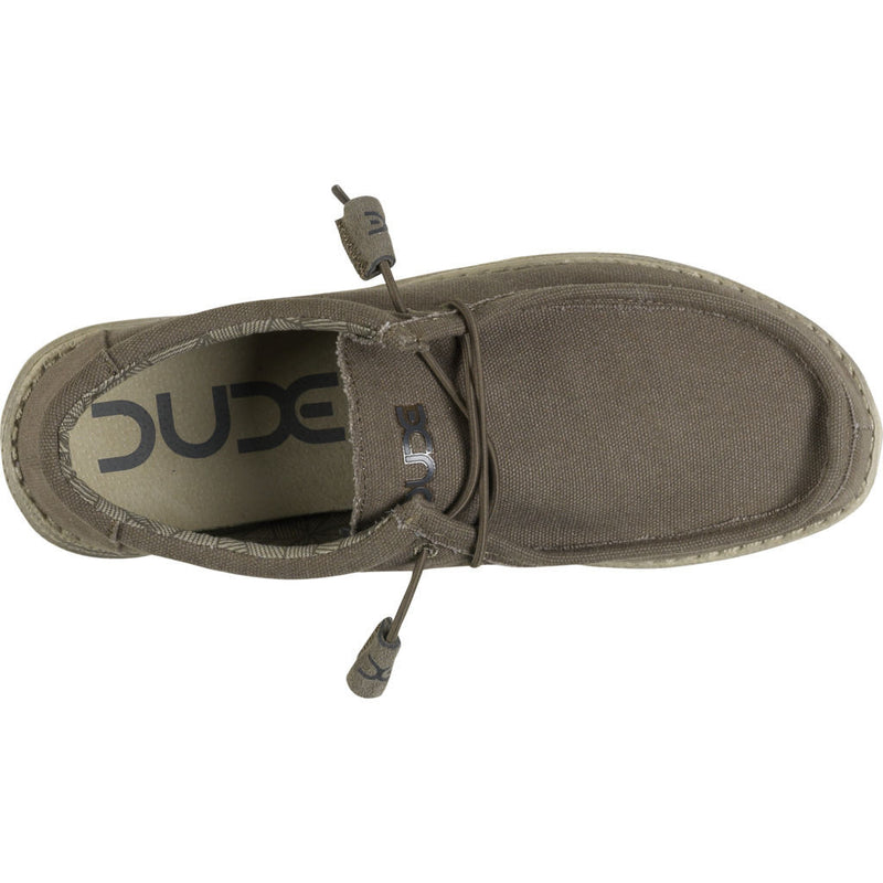 Hey Dude Wally Canvas Shoes | Olive – Sportique