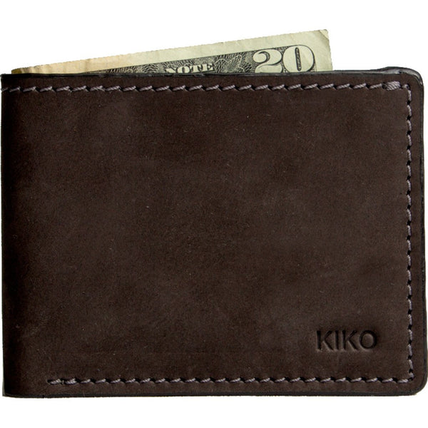 Kiko Leather Bi-Fold Wallet | Brown 112