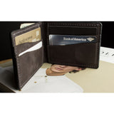 Kiko Leather Bi-Fold Wallet | Brown 112