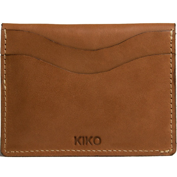 Kiko Leather Slide Card Case | Brown 113brwn