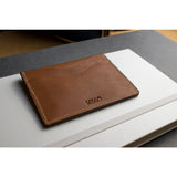 Kiko Leather Slide Card Case | Brown 113brwn