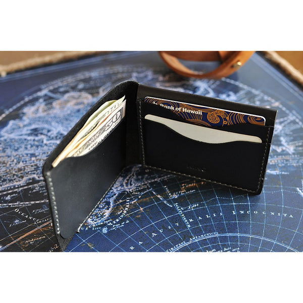 Kiko Leather Simplistic Leather Wallet | Black 114blk