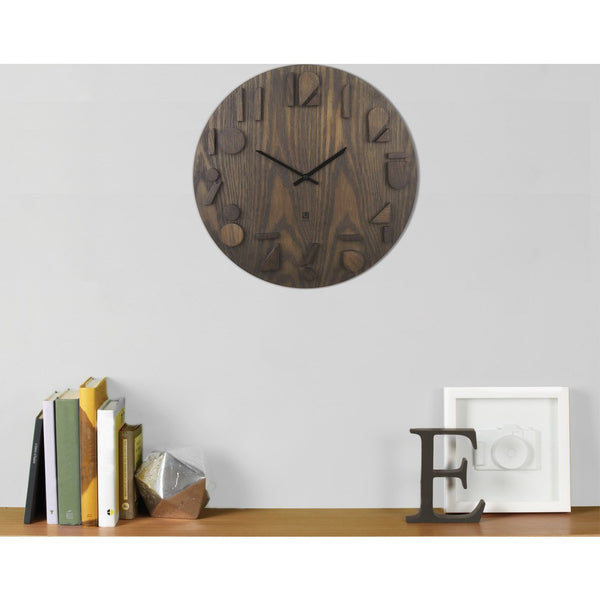 Umbra Shadow Wall Clock | Aged Walnut 118080-746