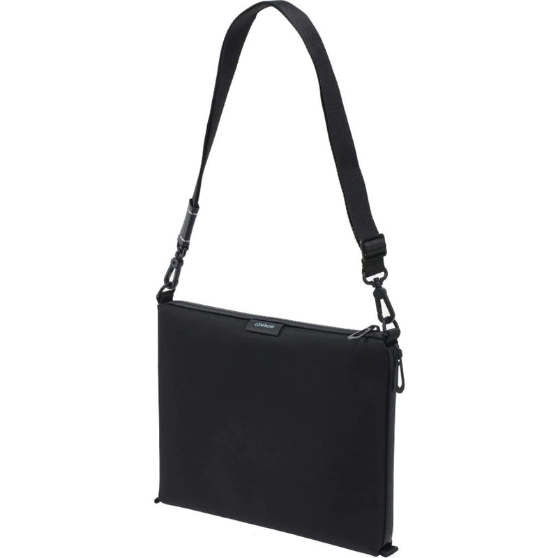 Cote & Ciel Inn Sleek Nylon Crossbody Bag | L, Black